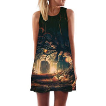 Load image into Gallery viewer, Women’s Screen Print Design Dresses– Street Style Fashions