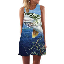 Load image into Gallery viewer, Women’s Screen Print Design Dresses– Street Style Fashions