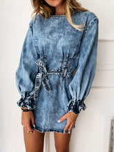 Load image into Gallery viewer, Women’s Chic Style Denim Dresses – Streetwear Fashions