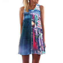 Load image into Gallery viewer, Women’s Screen Print Design Dresses– Street Style Fashions