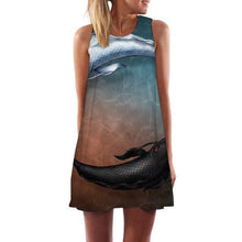 Load image into Gallery viewer, Women’s Screen Print Design Dresses– Street Style Fashions