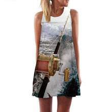 Load image into Gallery viewer, Women’s Screen Print Design Dresses– Street Style Fashions