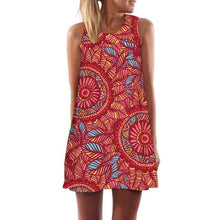 Load image into Gallery viewer, Women’s Screen Print Design Dresses– Street Style Fashions