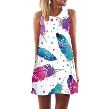 Load image into Gallery viewer, Women’s Screen Print Design Dresses– Street Style Fashions