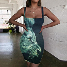 Load image into Gallery viewer, Women’s Screen Print Design Dresses– Street Style Fashions