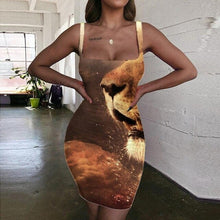 Load image into Gallery viewer, Women’s Screen Print Design Dresses– Street Style Fashions