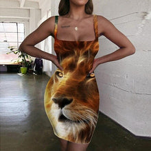 Load image into Gallery viewer, Women’s Screen Print Design Dresses– Street Style Fashions