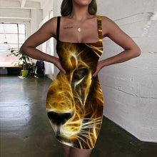 Load image into Gallery viewer, Women’s Screen Print Design Dresses– Street Style Fashions