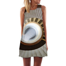 Load image into Gallery viewer, Women’s Screen Print Design Dresses– Street Style Fashions