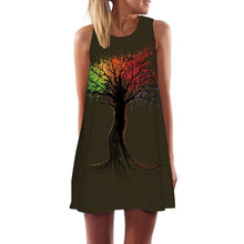 Load image into Gallery viewer, Women’s Screen Print Design Dresses– Street Style Fashions