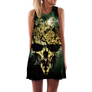 Women’s Screen Print Design Dresses– Street Style Fashions