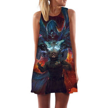 Load image into Gallery viewer, Women’s Screen Print Design Dresses– Street Style Fashions