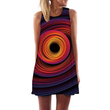 Load image into Gallery viewer, Women’s Screen Print Design Dresses– Street Style Fashions