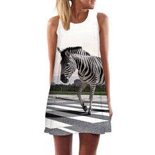 Load image into Gallery viewer, Women’s Screen Print Design Dresses– Street Style Fashions