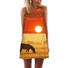 Load image into Gallery viewer, Women’s Screen Print Design Dresses– Street Style Fashions