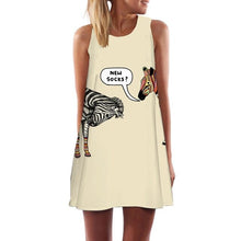 Load image into Gallery viewer, Women’s Screen Print Design Dresses– Street Style Fashions