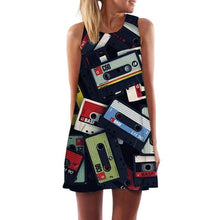 Load image into Gallery viewer, Women’s Screen Print Design Dresses– Street Style Fashions