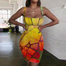 Load image into Gallery viewer, Women’s Screen Print Design Dresses– Street Style Fashions