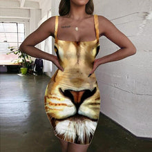 Load image into Gallery viewer, Women&#39;s Screen Print Dresses - Street Style Fashions