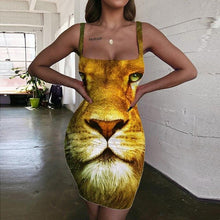 Load image into Gallery viewer, Women&#39;s Screen Print Dresses - Street Style Fashions