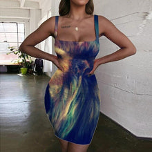 Load image into Gallery viewer, Women&#39;s Screen Print Dresses - Street Style Fashions