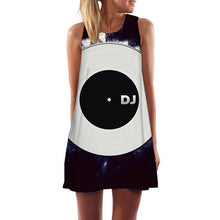 Load image into Gallery viewer, Women&#39;s Screen Print Dresses - Street Style Fashions