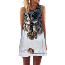 Load image into Gallery viewer, Women&#39;s Screen Print Dresses - Street Style Fashions