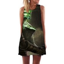 Load image into Gallery viewer, Women&#39;s Screen Print Dresses - Street Style Fashions