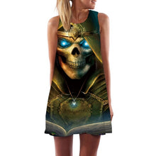 Load image into Gallery viewer, Women&#39;s Screen Print Dresses - Street Style Fashions