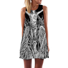 Load image into Gallery viewer, Women&#39;s Screen Print Dresses - Street Style Fashions