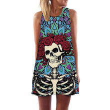 Load image into Gallery viewer, Women&#39;s Screen Print Dresses - Street Style Fashions