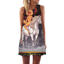 Load image into Gallery viewer, Women&#39;s Screen Print Dresses - Street Style Fashions