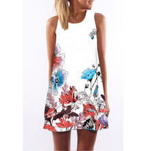 Load image into Gallery viewer, Women&#39;s Screen Print Dresses - Street Style Fashions