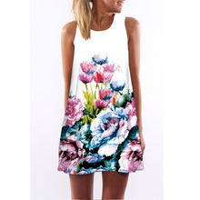 Load image into Gallery viewer, Women&#39;s Screen Print Dresses - Street Style Fashions