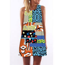 Load image into Gallery viewer, Women&#39;s Screen Print Dresses - Street Style Fashions