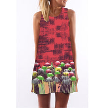 Load image into Gallery viewer, Women&#39;s Screen Print Dresses - Street Style Fashions