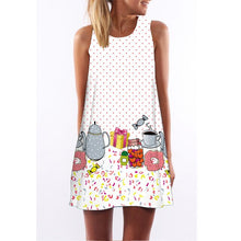 Load image into Gallery viewer, Women&#39;s Screen Print Dresses - Street Style Fashions