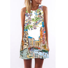 Load image into Gallery viewer, Women&#39;s Screen Print Dresses - Street Style Fashions