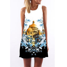 Load image into Gallery viewer, Women&#39;s Screen Print Dresses - Street Style Fashions