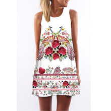 Load image into Gallery viewer, Women&#39;s Screen Print Dresses - Street Style Fashions