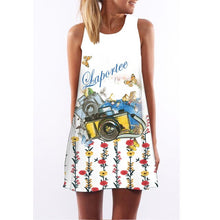 Load image into Gallery viewer, Women&#39;s Screen Print Dresses - Street Style Fashions