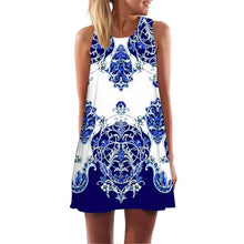 Load image into Gallery viewer, Women&#39;s Screen Print Dresses - Street Style Fashions