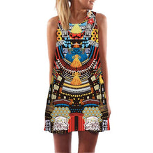 Load image into Gallery viewer, Women&#39;s Screen Print Dresses - Street Style Fashions