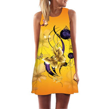 Load image into Gallery viewer, Women&#39;s Screen Print Dresses - Street Style Fashions