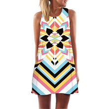 Load image into Gallery viewer, Women&#39;s Screen Print Dresses - Street Style Fashions