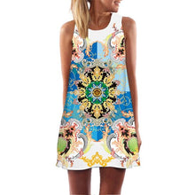 Load image into Gallery viewer, Women&#39;s Screen Print Dresses - Street Style Fashions