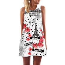 Load image into Gallery viewer, Women&#39;s Screen Print Dresses - Street Style Fashions