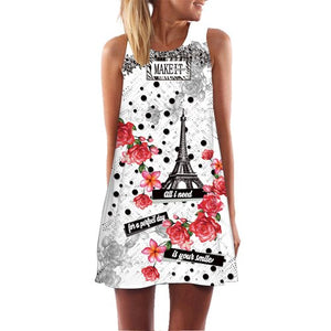 Women's Screen Print Dresses - Street Style Fashions