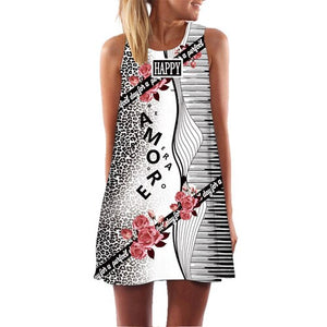 Women's Screen Print Dresses - Street Style Fashions