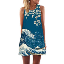 Load image into Gallery viewer, Women&#39;s Screen Print Dresses - Street Style Fashions